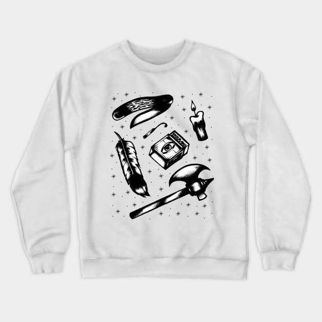 In The Woods Crewneck Sweatshirt by LadyMorgan